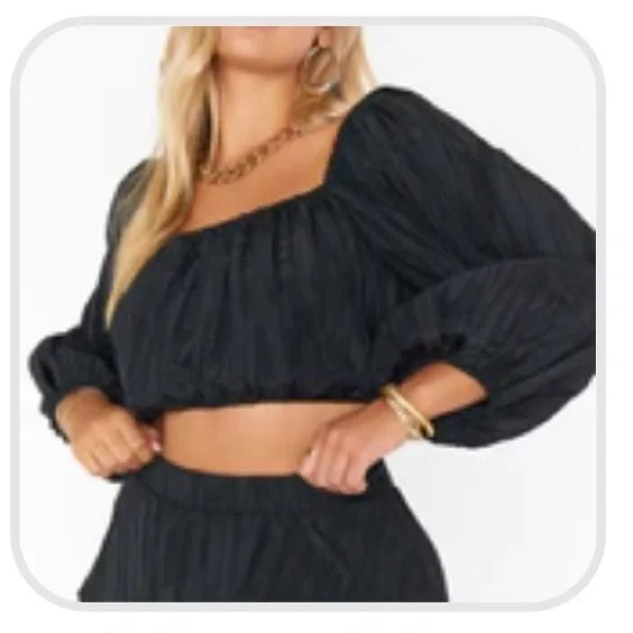 Show Me Your MuMu women cropped shirt. Small. NWT! - Picture 1 of 6